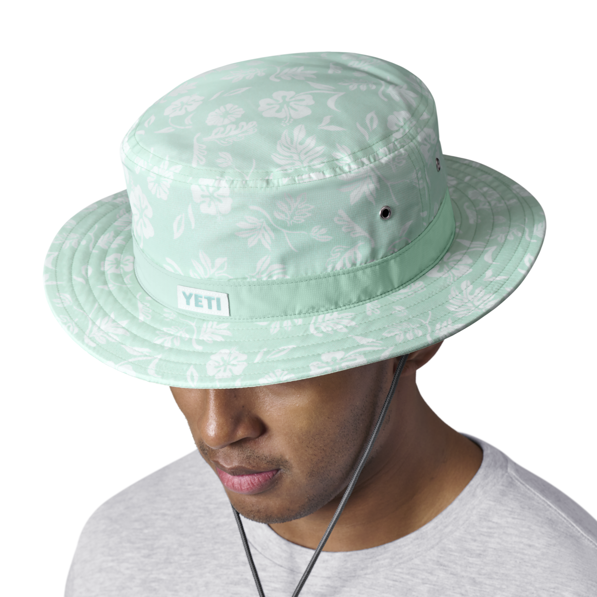 Flip Print Boonie Hat Ice Blue - Image 4