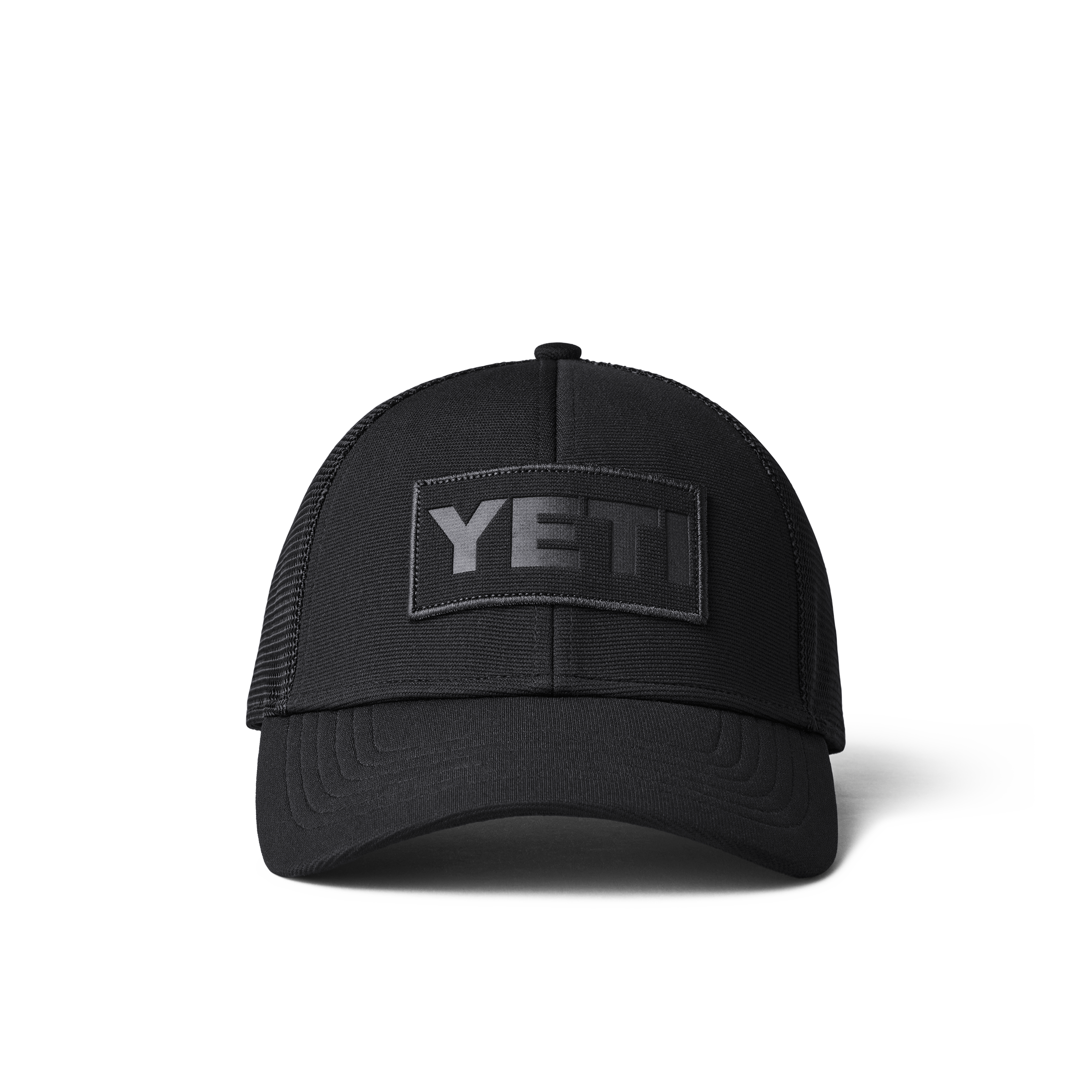 Core Patch Trucker Hat Black on Black