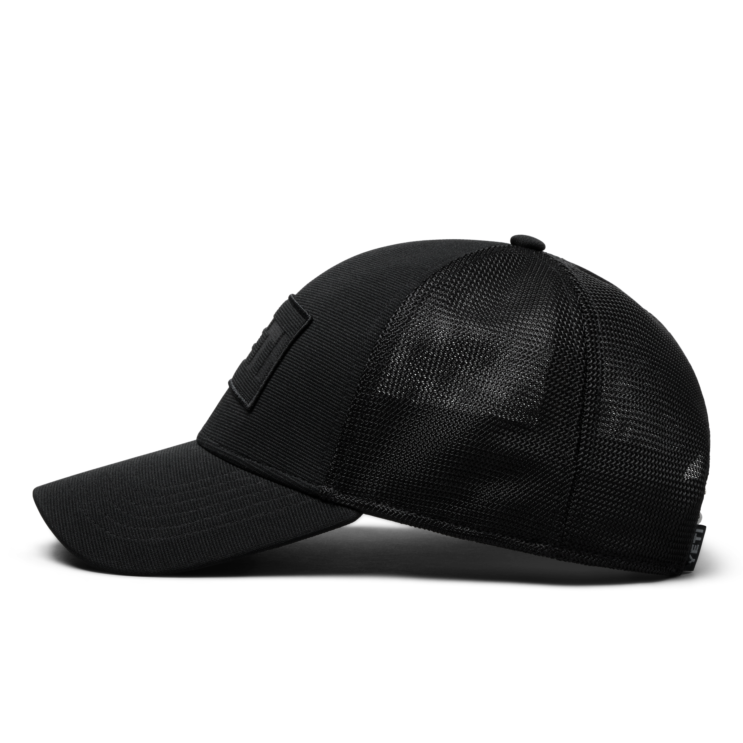 Core Patch Trucker Hat Black on Black - Image 3