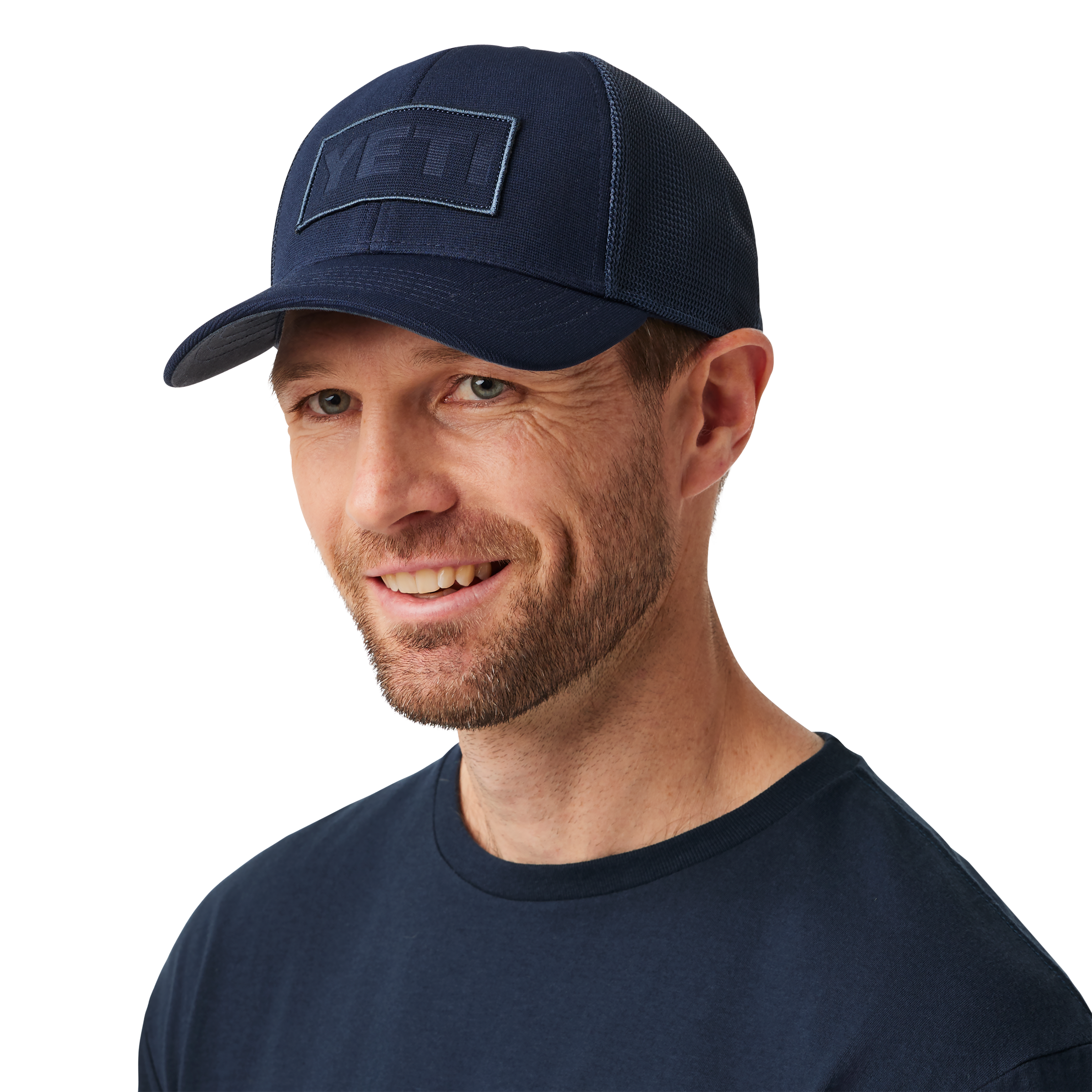 Core Patch Trucker Hat Navy on Navy - Image 7