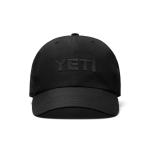 YETI® Logo Performance Baseball Cap Black