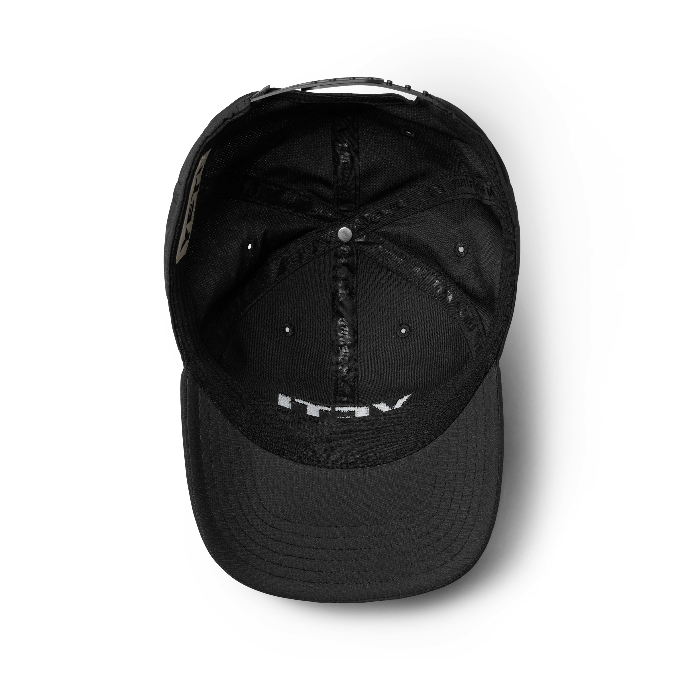 YETI® Logo Performance Baseball Cap Black - Image 4