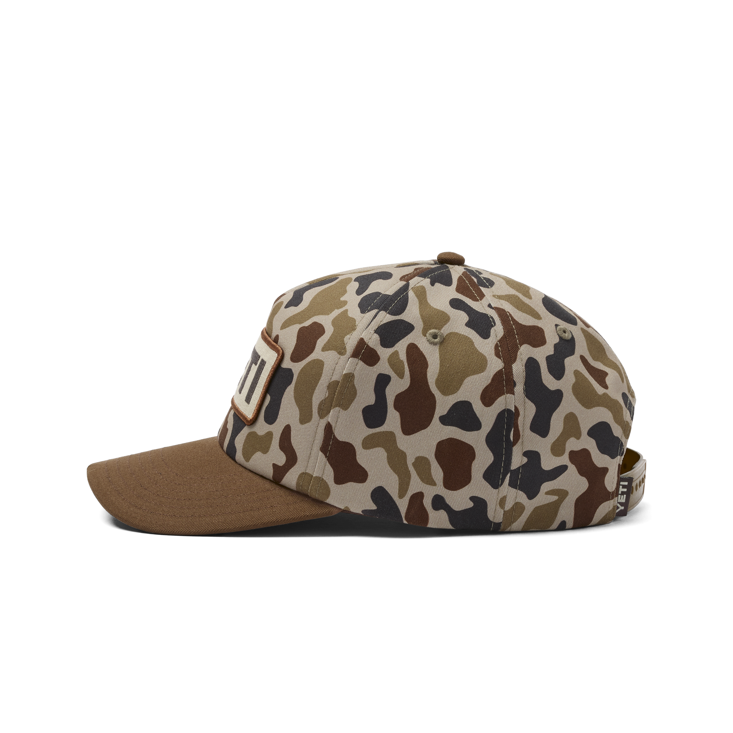 YETI® Wetlands Camo Logo Badge Mid Pro Flat Brim hat - Image 3