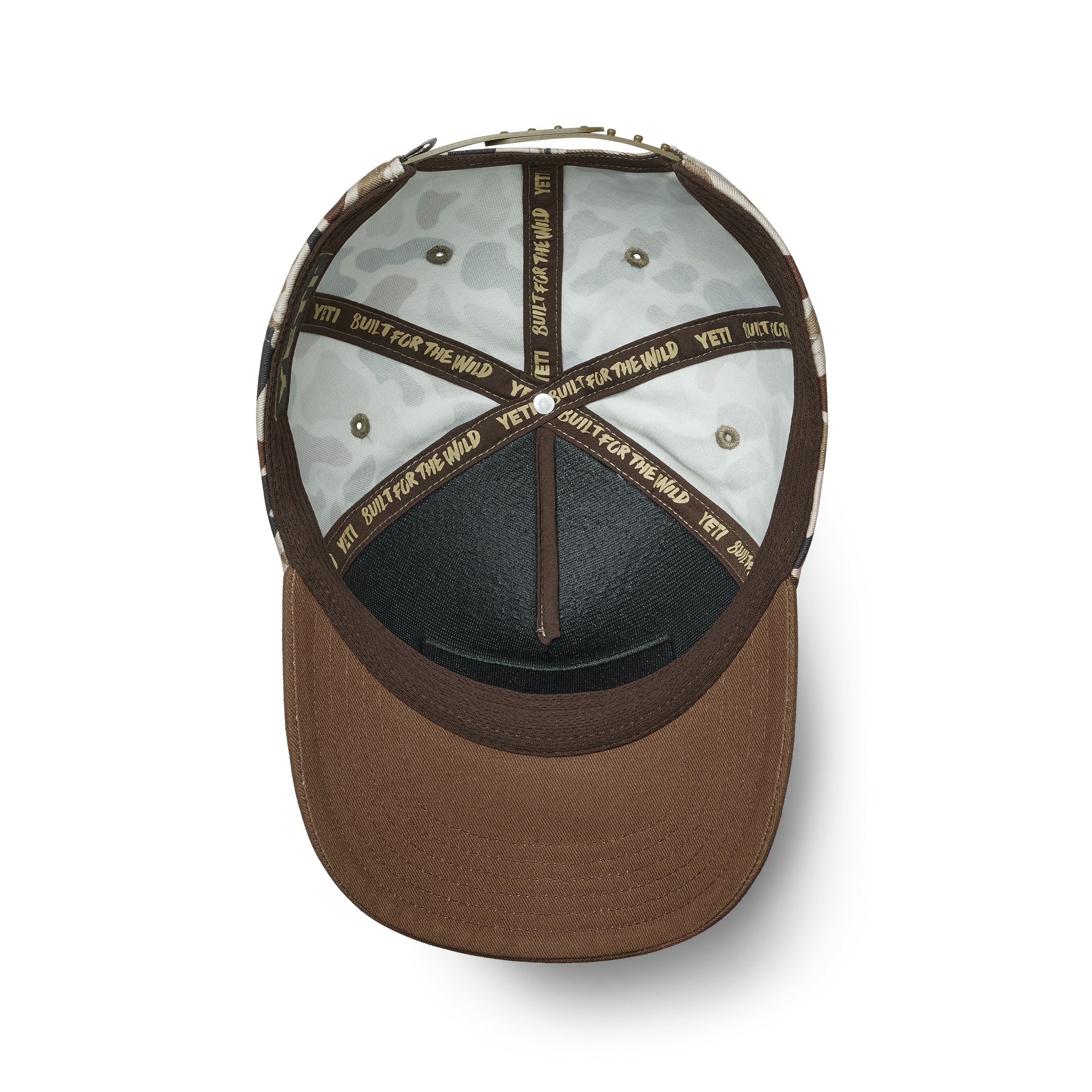 YETI® Wetlands Camo Logo Badge Mid Pro Flat Brim hat - Image 5