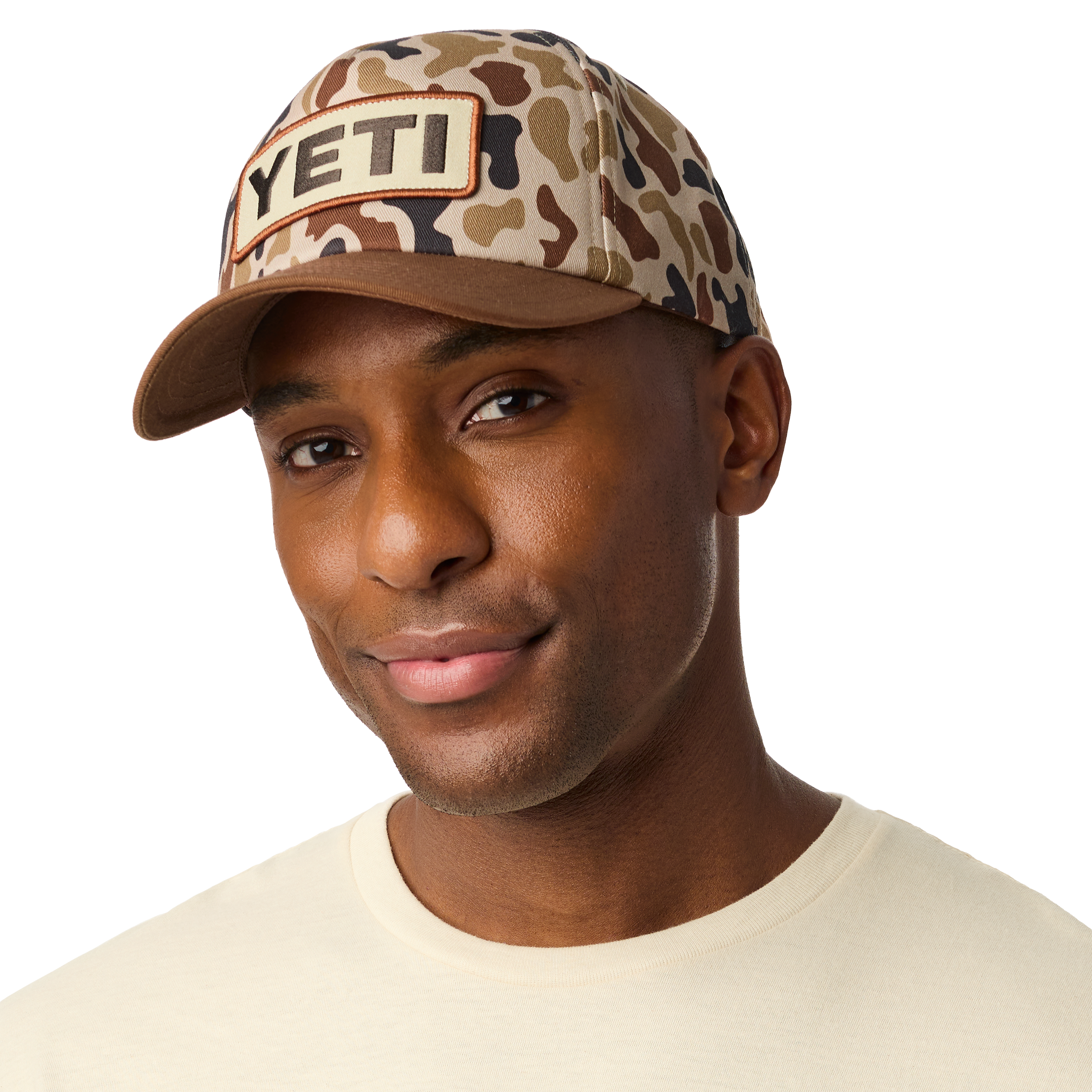 YETI® Wetlands Camo Logo Badge Mid Pro Flat Brim hat - Image 6