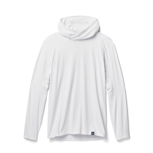 Men's Hooded Ultra Lightweight Sunshirt White