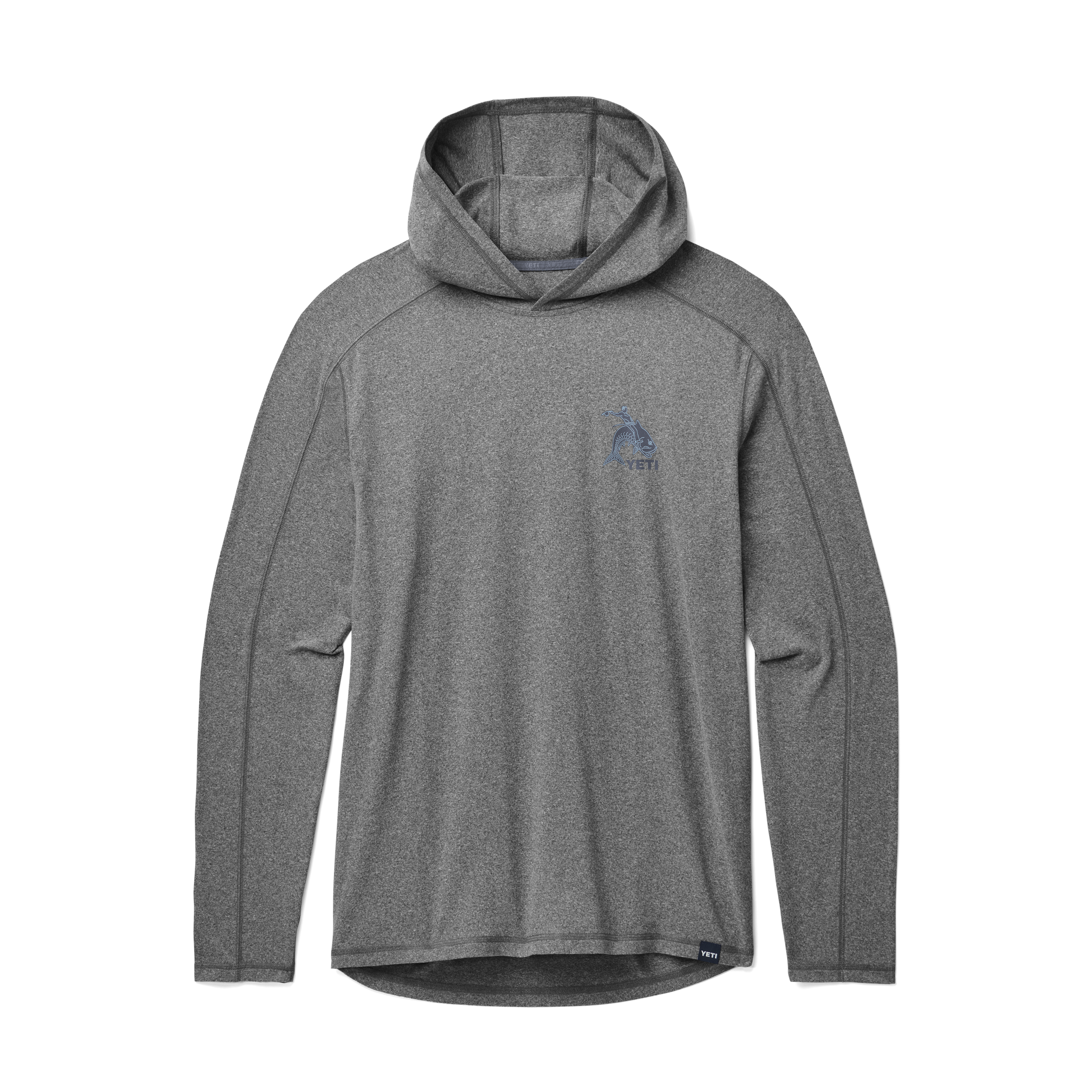 Tarpon Cowboy Long Sleeve Pullover Heather charcoal - Image 2