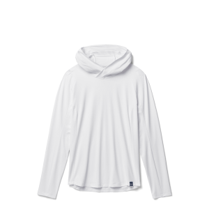 Women's Hooded Ultra Lighweight Sunshirt White