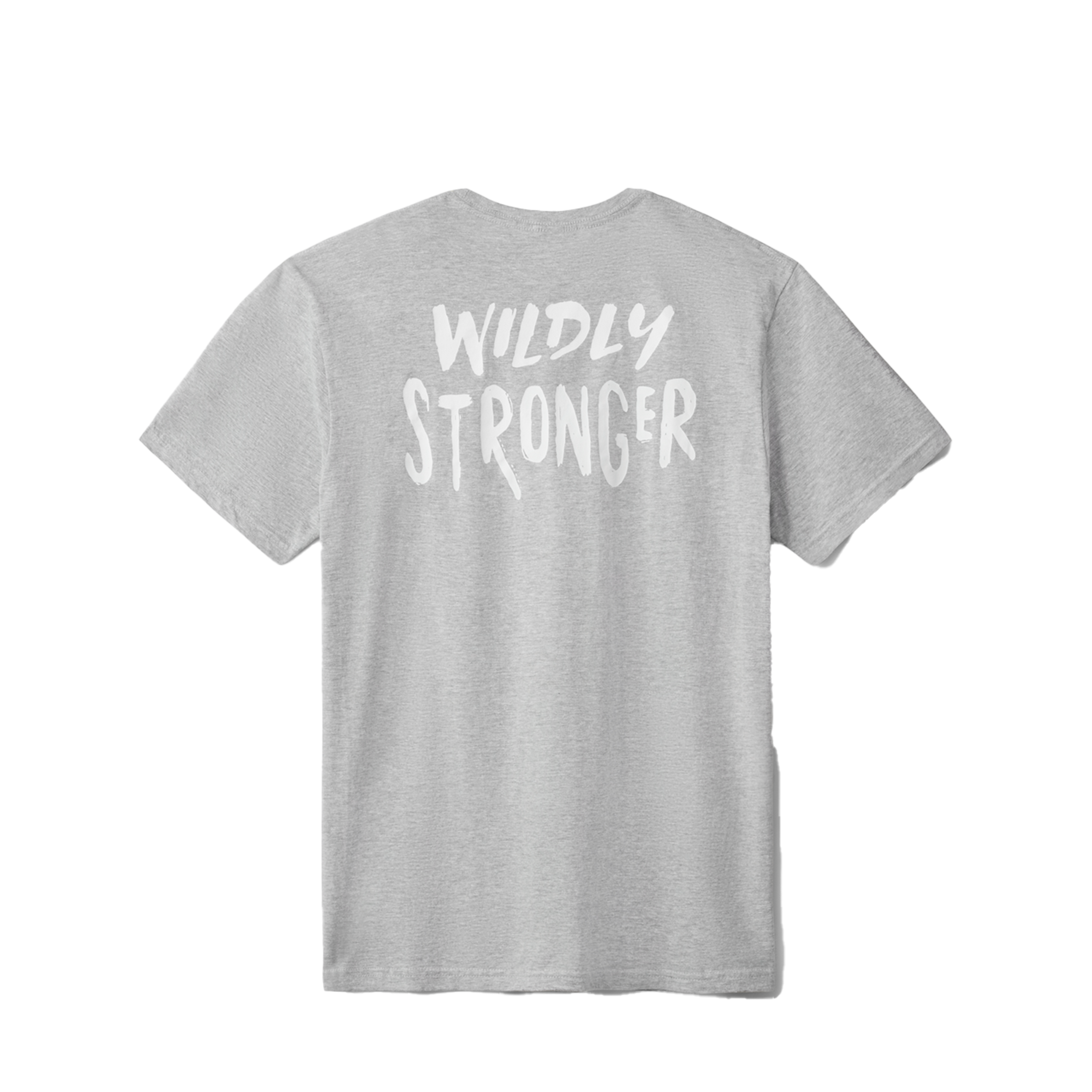 Wildly Stronger Short Sleeve T-Shirt Heather Grey - Image 2