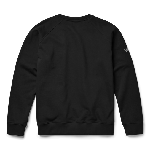 Brushed Fleece Crewneck Pullover Black - Image 2