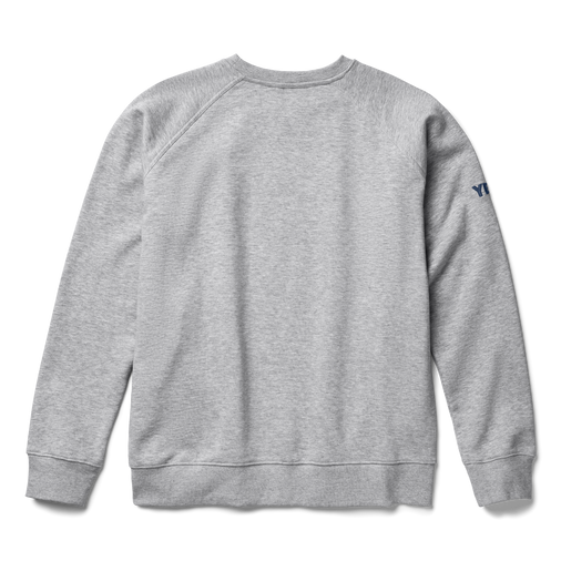 Brushed Fleece Crewneck Pullover Grey - Image 2
